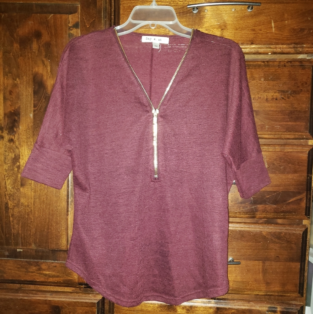 Zipper shirt!